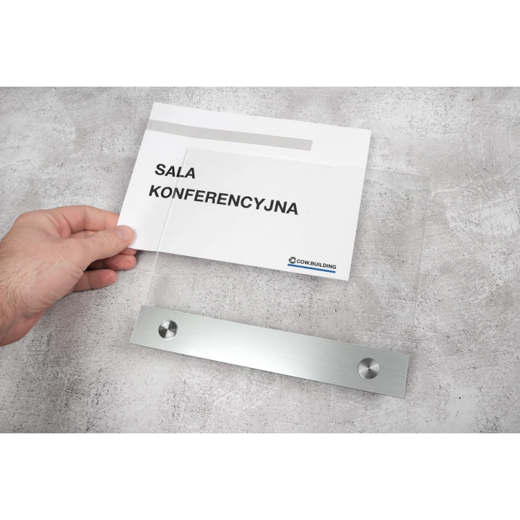 Akryltafel für austauschbares A5 Blatt - 210x148mm - SPD030