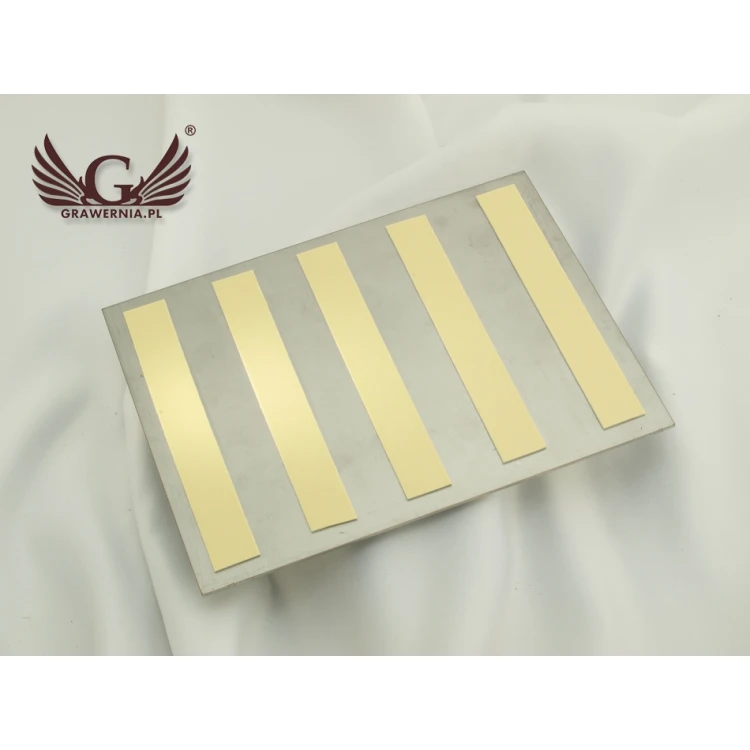 Stahlplatte für Produkte - Abm. 200x150x2mm