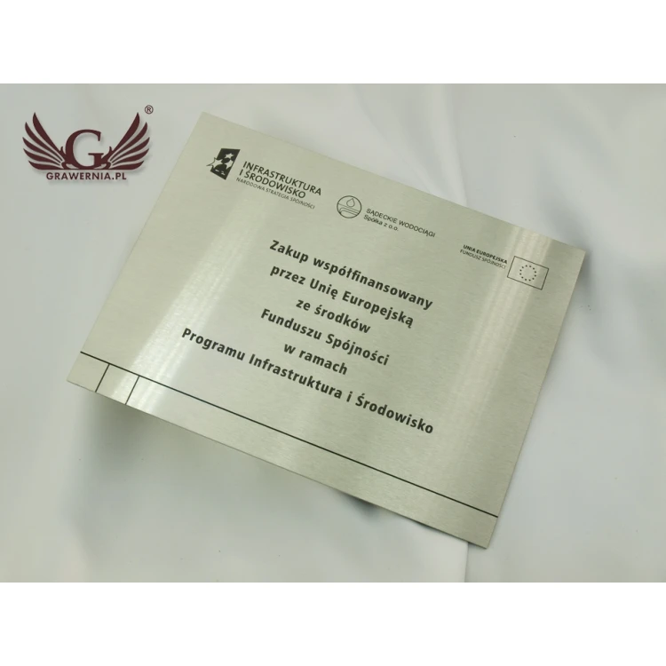 Stahlplatte für Produkte - Abm. 200x150x2mm