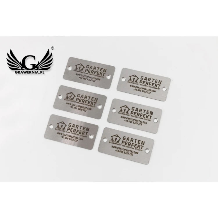 STEELPLATTE für Produkte - Abm. 60x30x1mm - TAB077