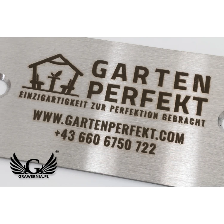 STEELPLATTE für Produkte - Abm. 60x30x1mm - TAB077
