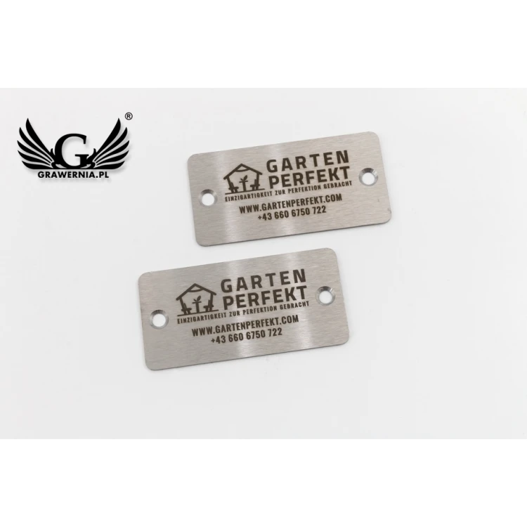 STEELPLATTE für Produkte - Abm. 60x30x1mm - TAB077