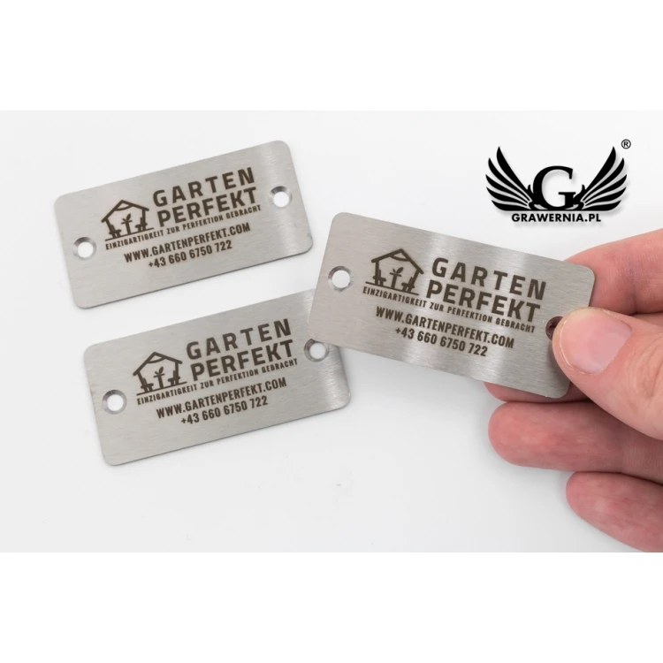 STEELPLATTE für Produkte - Abm. 60x30x1mm - TAB077