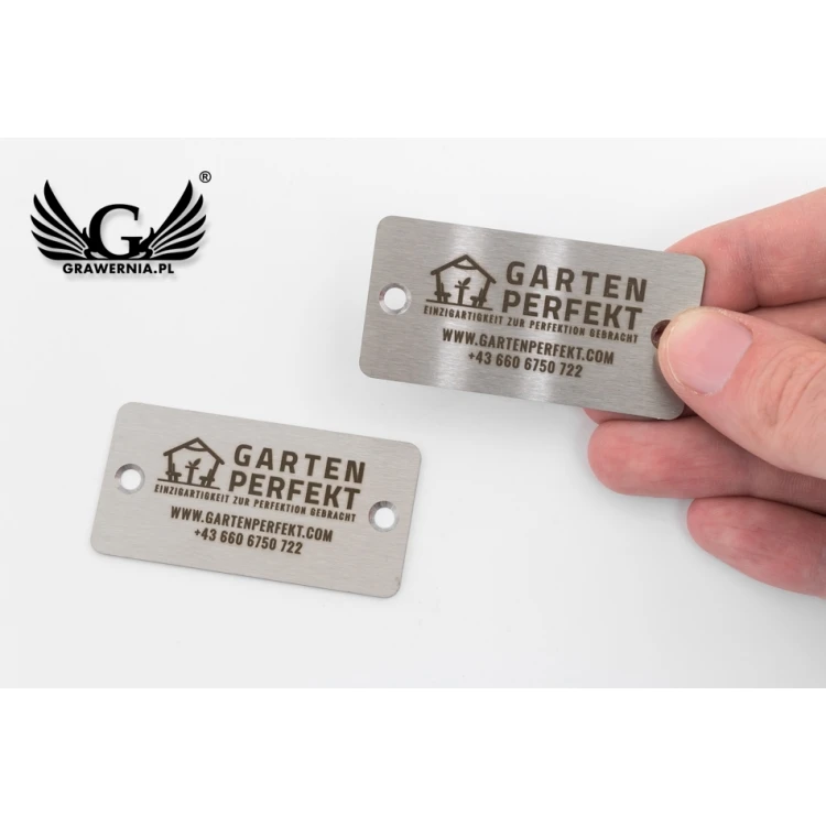 STEELPLATTE für Produkte - Abm. 60x30x1mm - TAB077