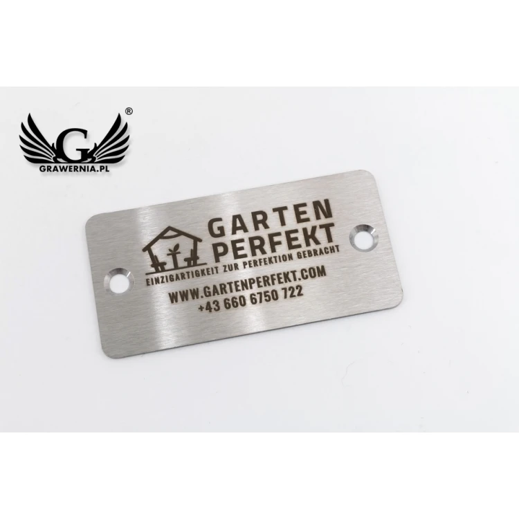 STEELPLATTE für Produkte - Abm. 60x30x1mm - TAB077