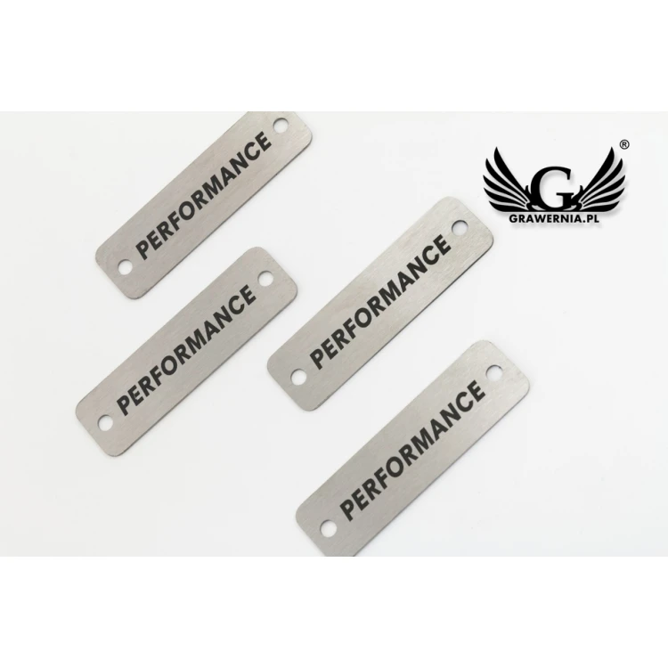 Metallschild für Produkte - Abm. 70x20x1mm - TAB084