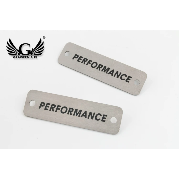 Metallschild für Produkte - Abm. 70x20x1mm - TAB084