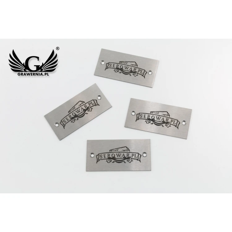 Stahlschild für Produkte - Abm. 60x30x1mm - TAB088