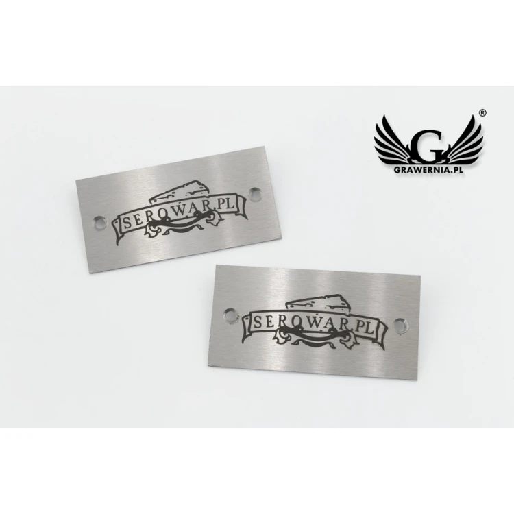 Stahlschild für Produkte - Abm. 60x30x1mm - TAB088