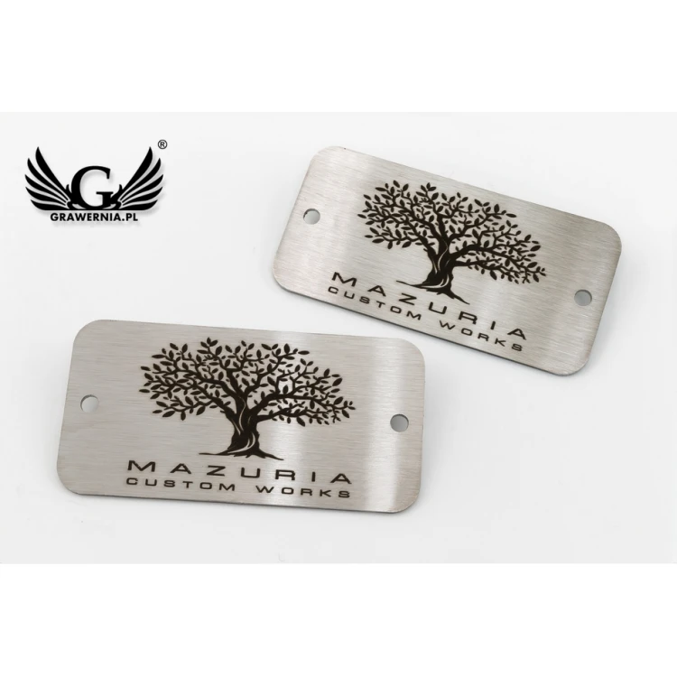 STEELPLATTE für Produkte - Abm. 60x30x1mm - TAB096