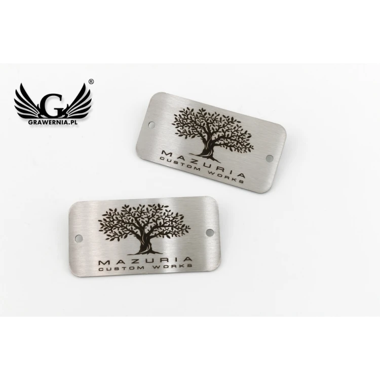 STEELPLATTE für Produkte - Abm. 60x30x1mm - TAB096