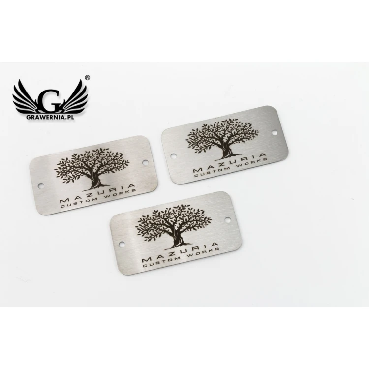 STEELPLATTE für Produkte - Abm. 60x30x1mm - TAB096