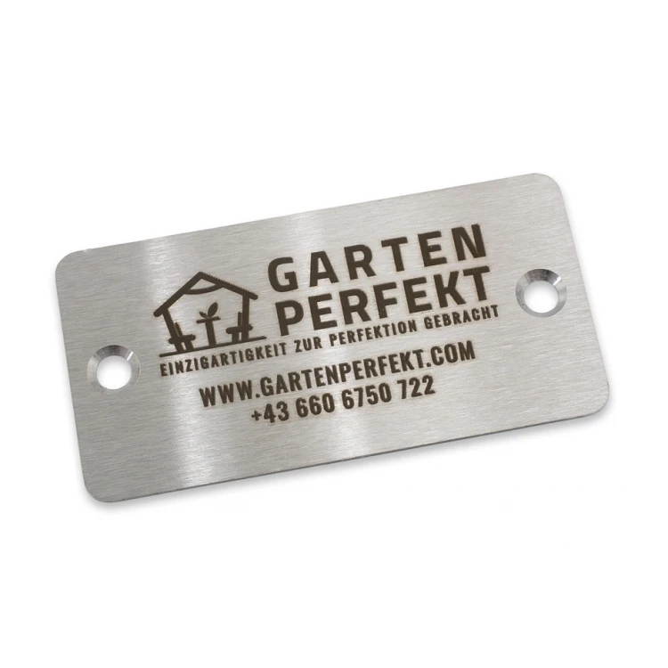 STEELPLATTE für Produkte - Abm. 60x30x1mm - TAB077