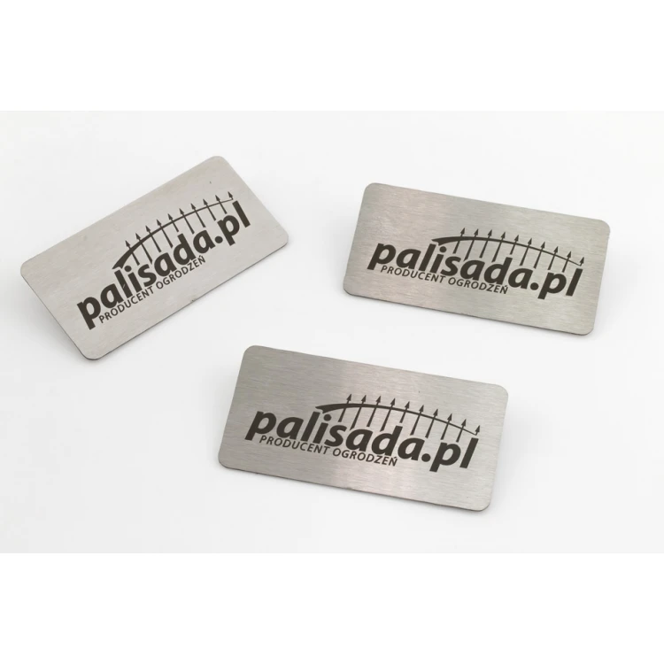 STEELPLATTE für Produkte - Abm. 60x30x1mm