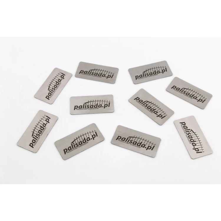 STEELPLATTE für Produkte - Abm. 60x30x1mm