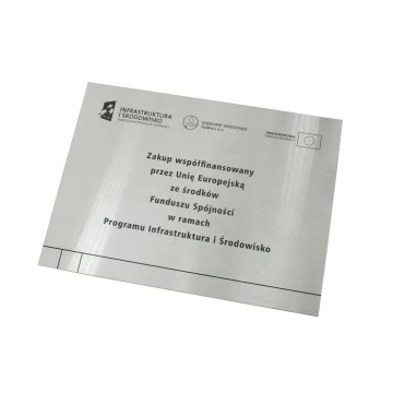 Stahlplatte für Produkte - Abm. 200x150x2mm