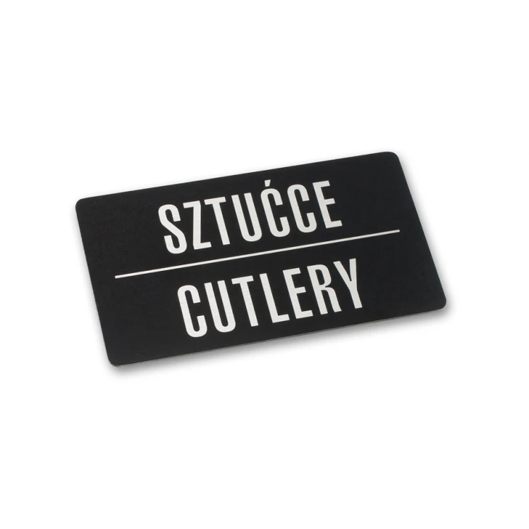 Stahlplatte mit beliebigem UV-Druck - 90x50mm - TAB116