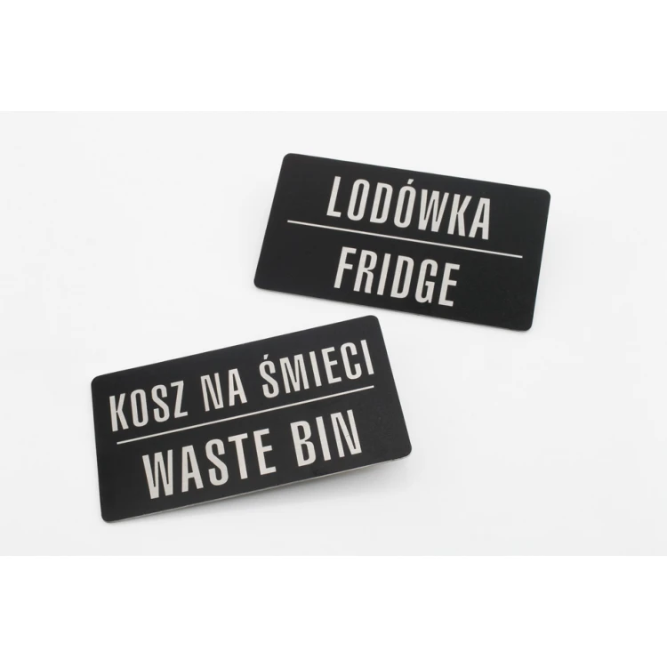 Stahlplatte mit beliebigem UV-Druck - 90x50mm - TAB116