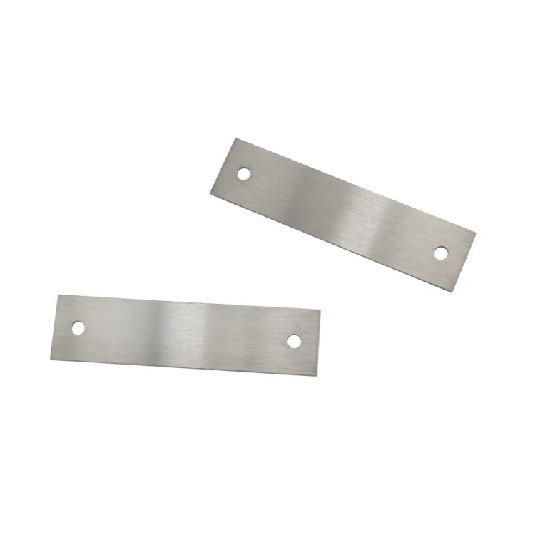 Stahlplatte mit individueller Gravur - Abmessungen 60x15x1mm - TS028