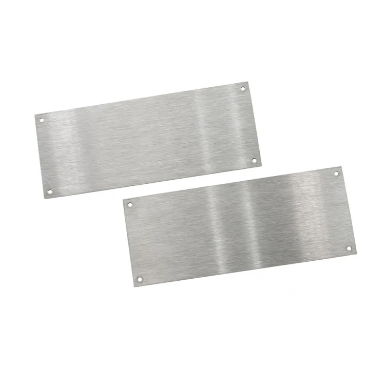 Stahlplatte mit individueller Gravur - Abmessungen 100x40x1mm - TS018