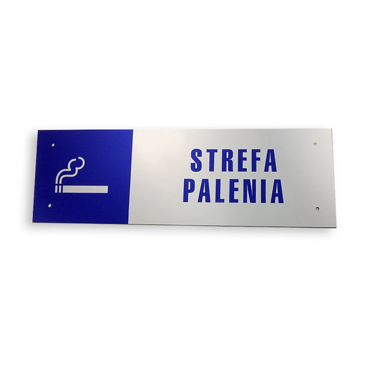 Schild - Raucherbereich - Größe 300x100mm - farbiger UV-Druck