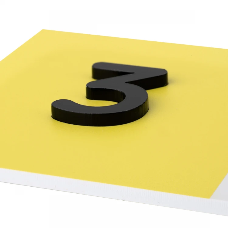Tafel mit Braille-Schrift - Größe 260x80mm - Hartes PVC - SUNNY - TAB509
