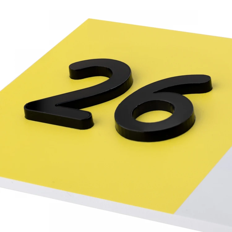 Tafel mit Braille-Schrift - Größe 260x80mm - Hartes PVC - SUNNY - TAB510