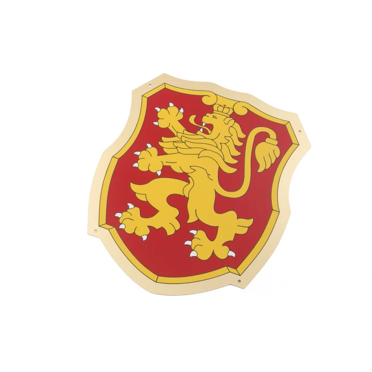 Plakette mit beliebigem Wappen - Abm. 297x210mm (A4) - Gravierlaminat - UV-Druck - TAB135
