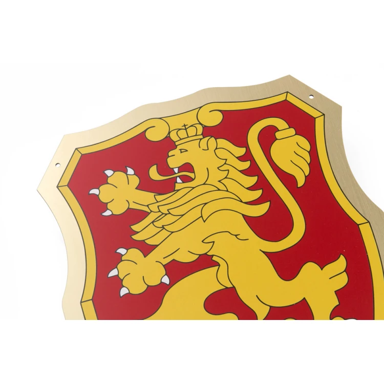 Plakette mit beliebigem Wappen - Abm. 297x210mm (A4) - Gravierlaminat - UV-Druck - TAB135