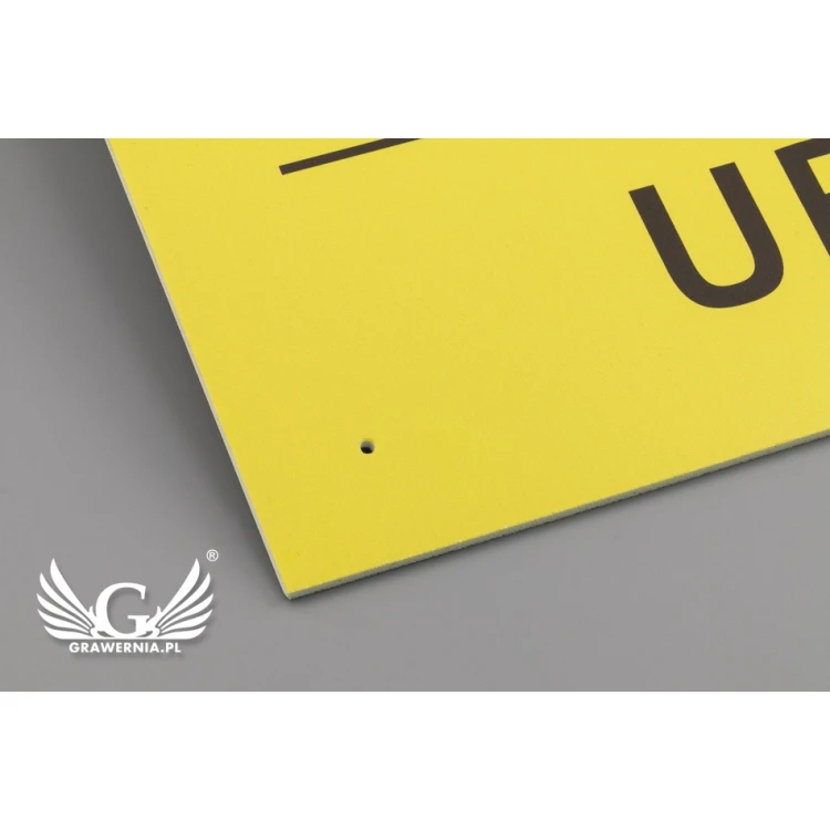 Hausnummer Schild - Größe 295x210mm - PVC - farbiger UV-Druck - TAB075
