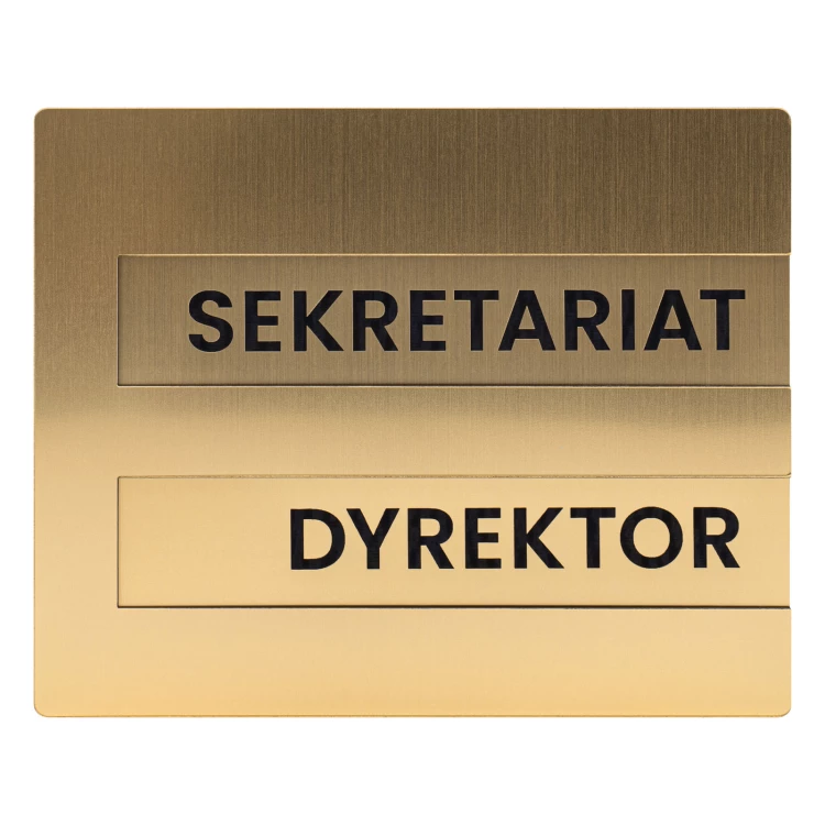 Plakette mit austauschbarem Inhalt - Größe 148x120 mm - TAB673