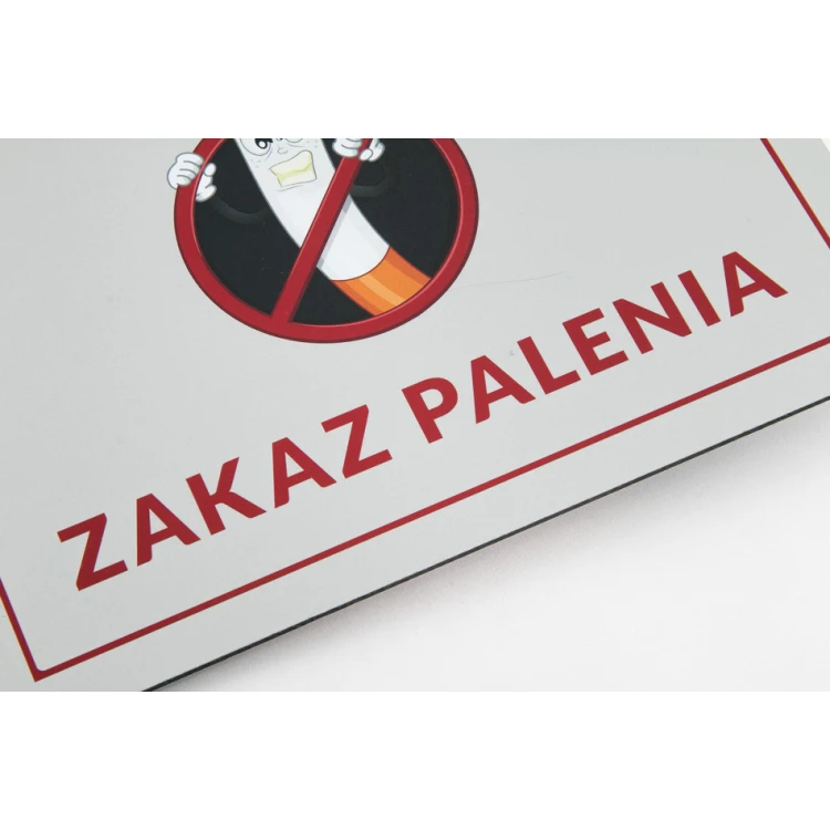 Schild - Rauchen verboten - Größe 210x148mm (A5) - DIBOND MATT 3mm - UV-Druck