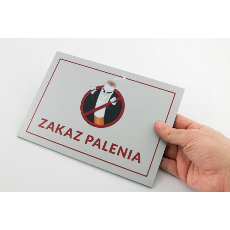 Schild - Rauchen verboten - Größe 210x148mm (A5) - DIBOND MATT 3mm - UV-Druck