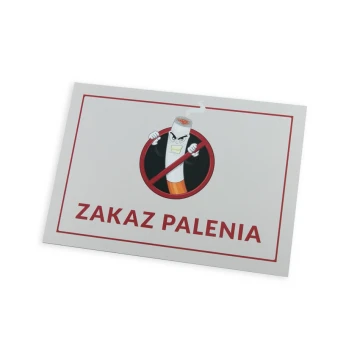 Schild - Rauchen verboten - Größe 210x148mm (A5) - DIBOND MATT 3mm - UV-Druck