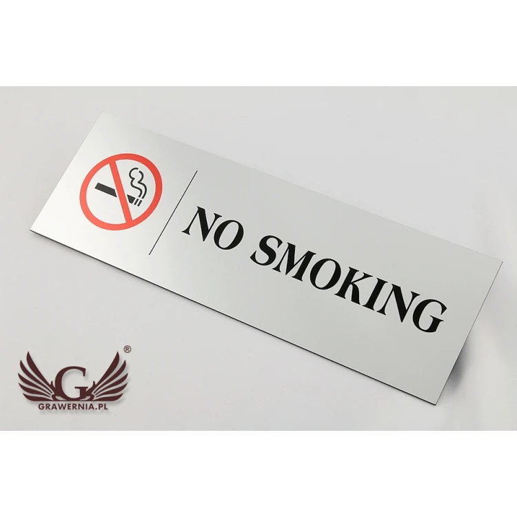 Schild - Rauchen verboten - Größe 300x100mm - farbiger UV-Druck