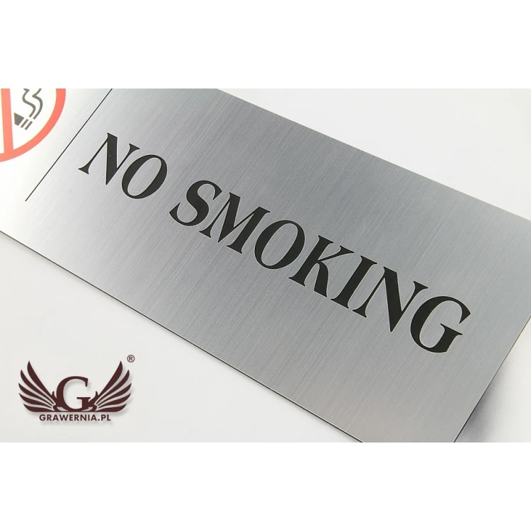 Schild - Rauchen verboten - Größe 300x100mm - farbiger UV-Druck