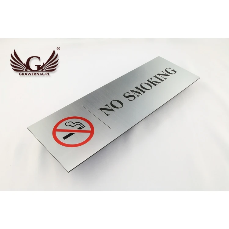 Schild - Rauchen verboten - Größe 300x100mm - farbiger UV-Druck