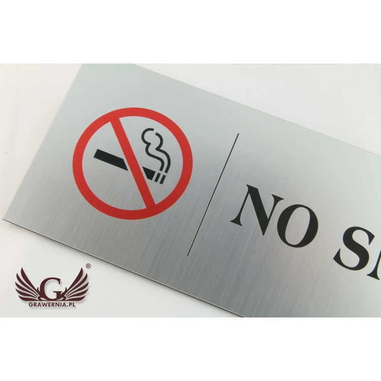 Schild - Rauchen verboten - Größe 300x100mm - farbiger UV-Druck