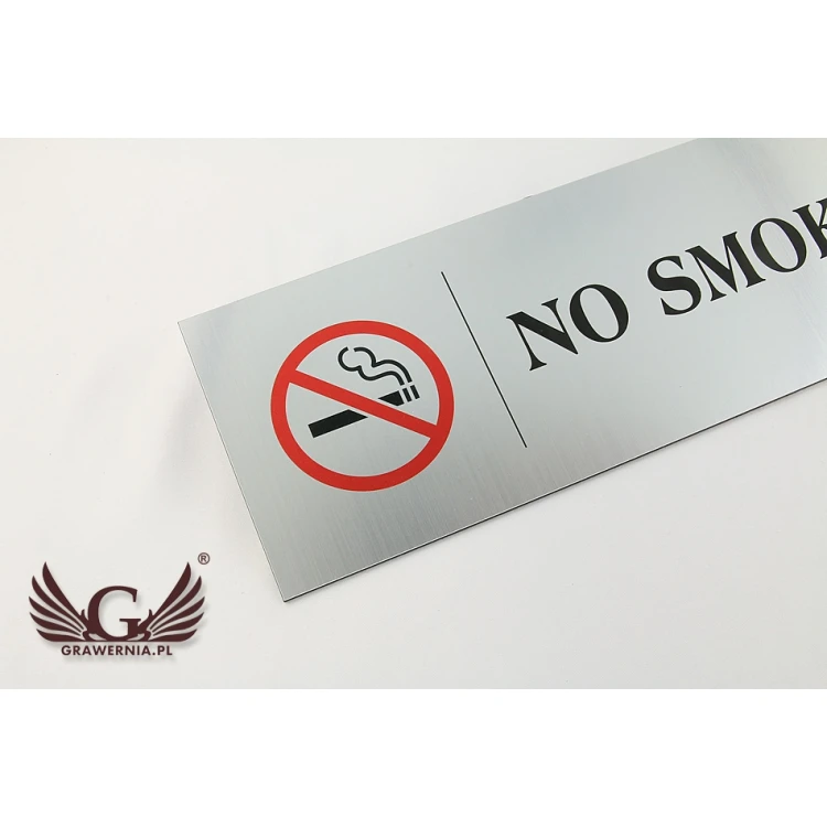 Schild - Rauchen verboten - Größe 300x100mm - farbiger UV-Druck