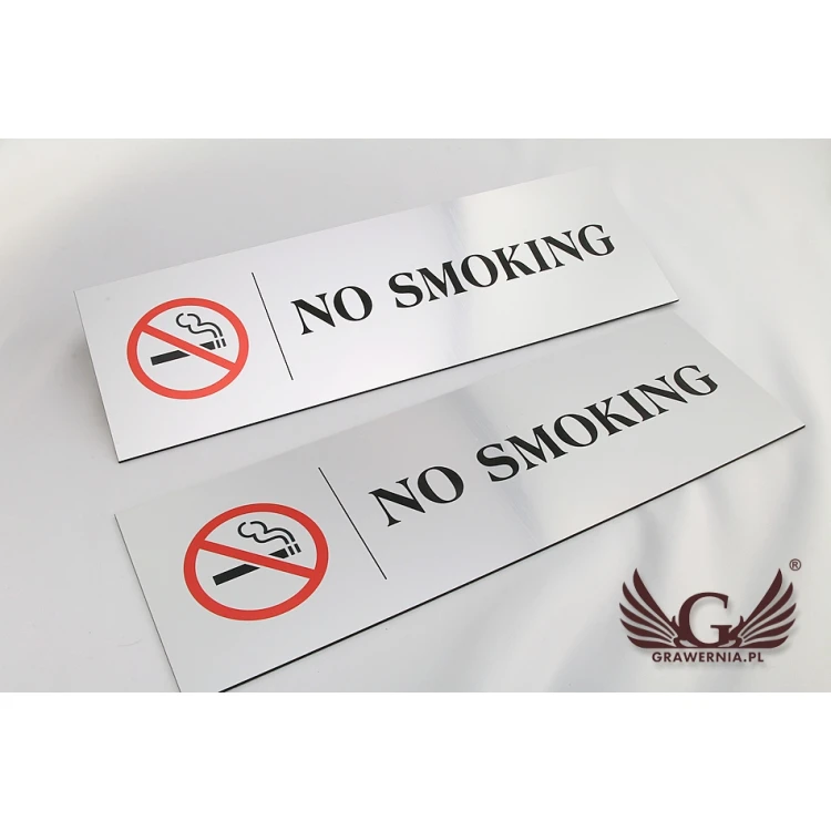 Schild - Rauchen verboten - Größe 300x100mm - farbiger UV-Druck