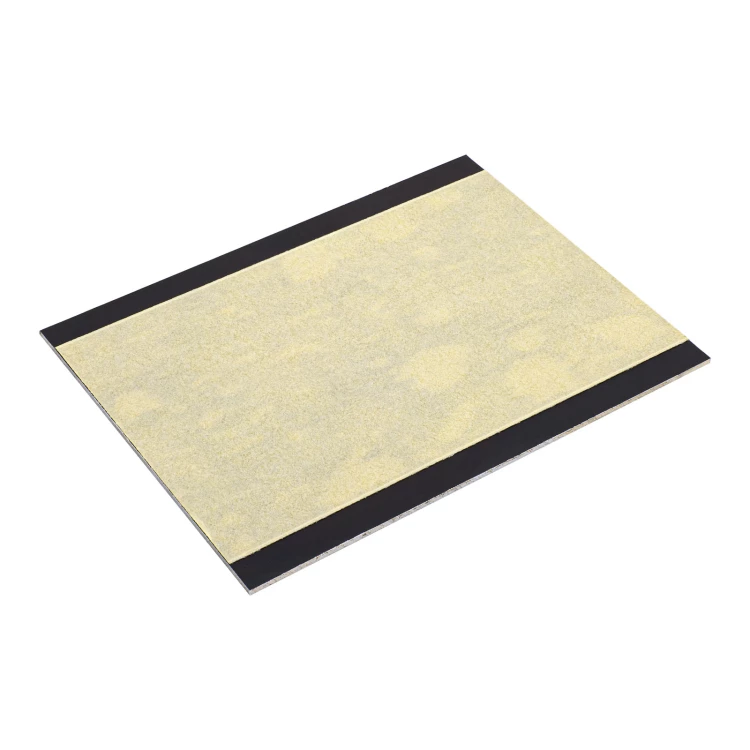 Namensschild aus schwarz eloxiertem Aluminium - Abmessung 80x60mm - TZN053