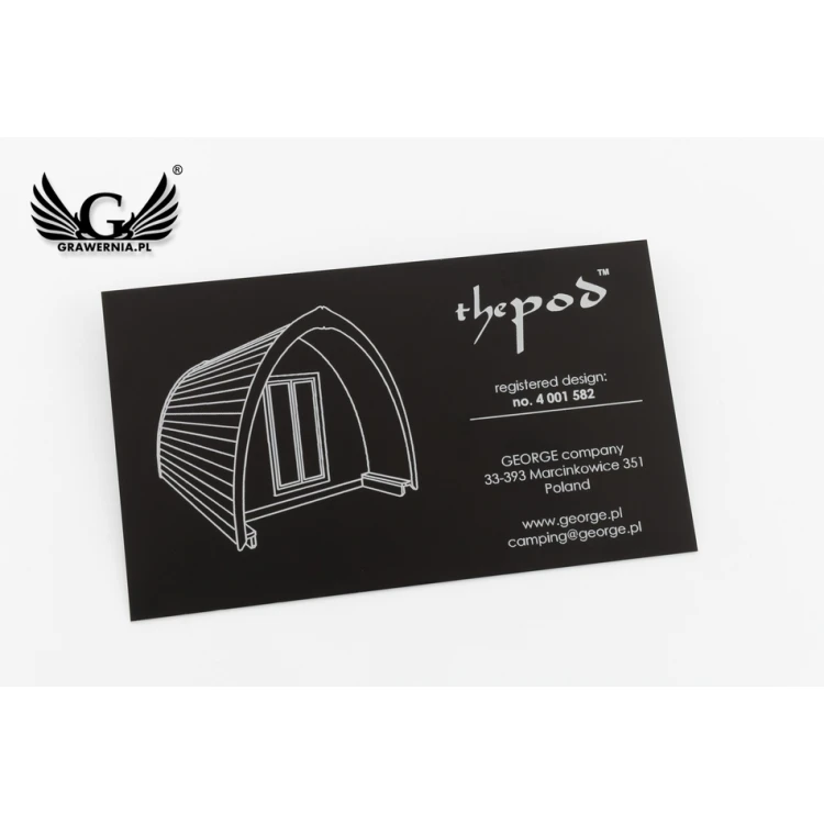 Aluminiumschilder für Produkte - Abm. 120x70x1mm - TAB095