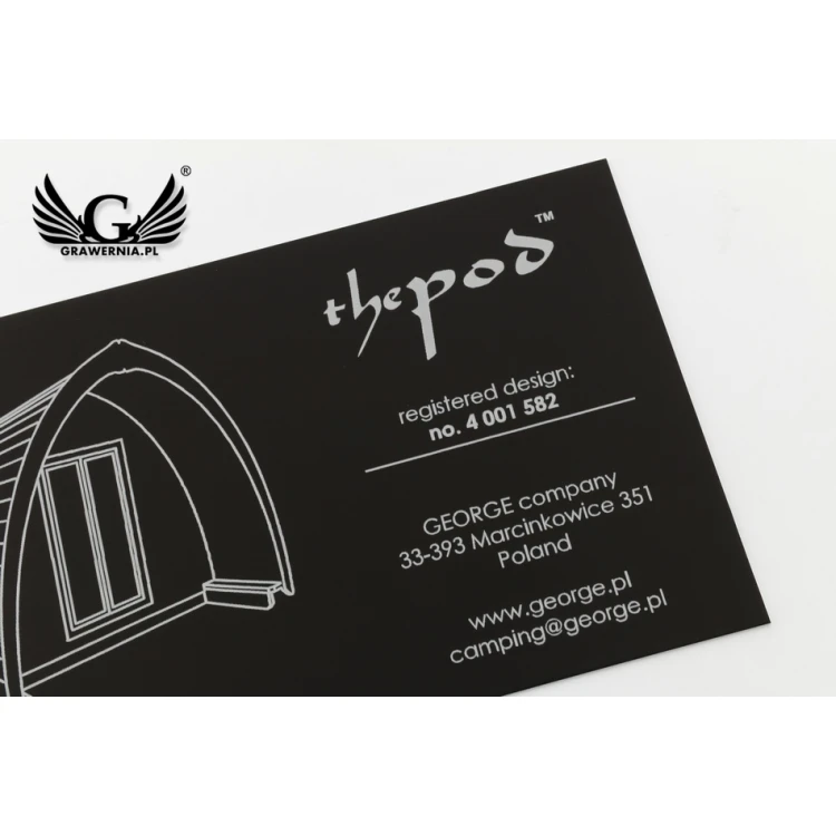 Aluminiumschilder für Produkte - Abm. 120x70x1mm - TAB095