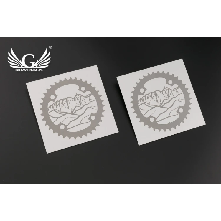 Gravierte Plakette - eloxiertes Aluminium - Abm. 80x80mm - TZN031