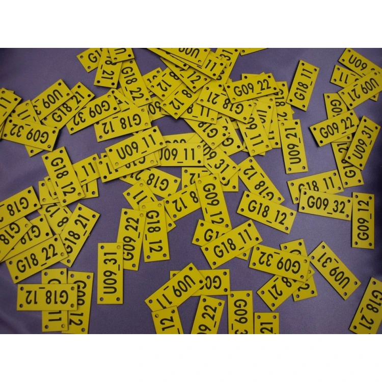 Kabelmarkierungsschilder - Größe: 70x30mm