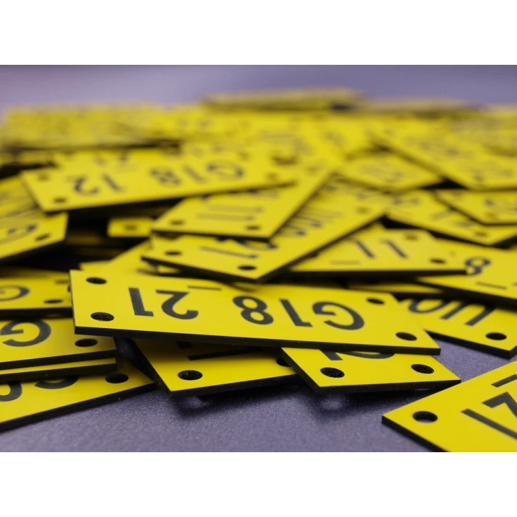 Kabelmarkierungsschilder - Größe: 70x30mm