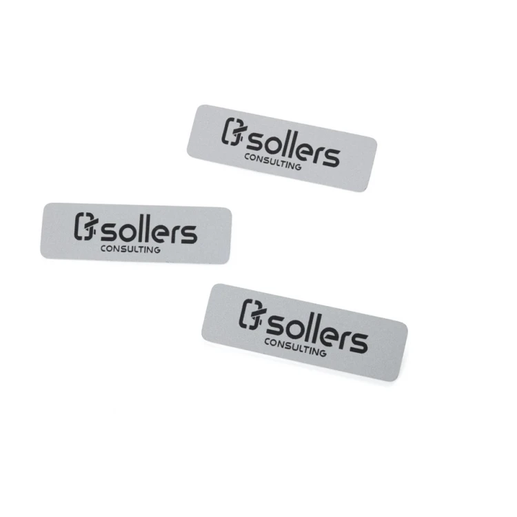 Gravierte Aluminium-Aluply-Plaketten - Abmessungen: 50x14mm - TAB421