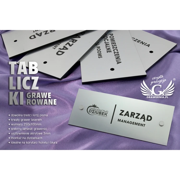 Informationsplaketten für Unternehmen und Büros - SZ091 - Abm. 250x100mm