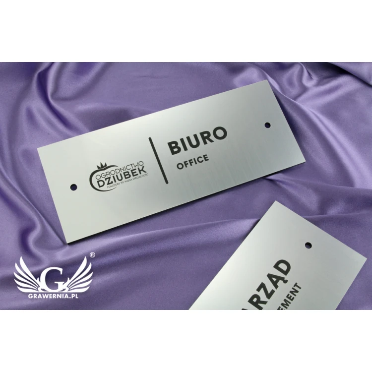 Informationsplaketten für Unternehmen und Büros - SZ091 - Abm. 250x100mm