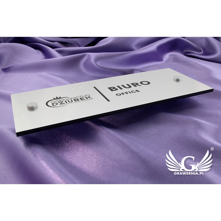 Informationsplaketten für Unternehmen und Büros - SZ091 - Abm. 250x100mm